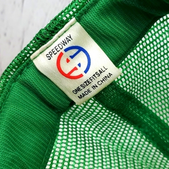 Vintage 90s Mechanic ProLube Indiana Green Mesh Snapback Trucker Hat Adjustable - Picture 9 of 12